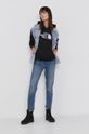 Памучен суичър The North Face NF0A55ECJK31 черен AW22
