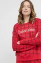crvena Homewear dukserica s kapuljačom Calvin Klein Underwear Ženski