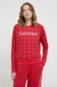 crvena Homewear dukserica s kapuljačom Calvin Klein Underwear