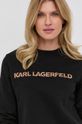 černá Mikina Karl Lagerfeld