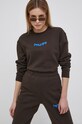 Odzież HUF Bluza wpf0014 brązowy