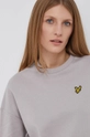 sivá Bavlnená mikina Lyle & Scott