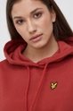 czerwony Lyle & Scott Bluza bawełniana