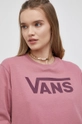 różowy Vans Longsleeve bawełniany Damski