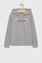 Guess Bluza bawełniana dziecięca nadruk szary J83Q14.KAUG0