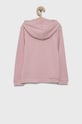 Dětská bavlněná mikina Guess J83Q14.KAUG0 růžová AW21
