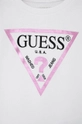 Guess Bluza bawełniana dziecięca biały