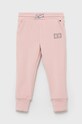 Tommy Hilfiger Spodnie dziecięce z elastanem różowy KG0KG06005.4890