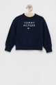 granatowy Tommy Hilfiger Bluza dziecięca Dziewczęcy