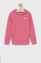 фіолетовий Дитяча кофта adidas Originals Для дівчаток