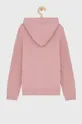 Детская хлопковая блузка Calvin Klein Jeans розовый