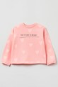 OVS Bluza bawełniana dziecięca nadruk różowy 1280252.Girl.3.10years.