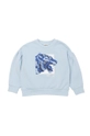 niebieski Kenzo Kids Bluza bawełniana dziecięca Dziewczęcy