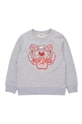 szary KENZO KIDS - Bluza bawełniana dziecięca Dziewczęcy