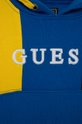 Дитяча бавовняна кофта Guess блакитний