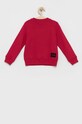 Calvin Klein Jeans - Dětská bavlněná mikina IU0IU00162.4890 růžová AW21