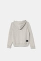 Дитяча бавовняна кофта Calvin Klein Jeans IU0IU00163.4890 сірий AA00