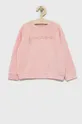 ροζ Παιδική βαμβακερή μπλούζα Guess Παιδικά