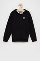 Detská mikina adidas Originals H32352 s kapucňou čierna H32352