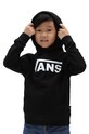 Vans Hanorac de bumbac pentru copii print negru VN0A49MUY281