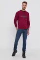 Calvin Klein Jeans Bluza bawełniana J30J315595.4890 fioletowy