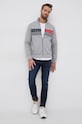 Tommy Hilfiger Bluza bawełniana MW0MW21094.4890 szary AW21