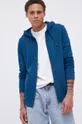 Βαμβακερή μπλούζα Tom Tailor μπλε