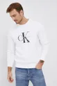 biały Calvin Klein Jeans Bluza J30J319365.4890