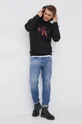 Calvin Klein Jeans Bluza bawełniana J30J314557.4890 czarny
