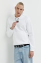 HUGO bluza bawełniana biały 50458700