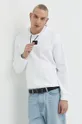 λευκό Βαμβακερή μπλούζα HUGO