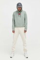 HUGO bluza bawełniana 50458700 zielony AA00