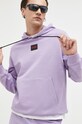 HUGO bluza bawełniana fioletowy 50458700