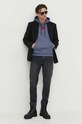 HUGO bluza bawełniana 50458700 niebieski AA00