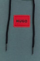 Βαμβακερή μπλούζα HUGO 50458700 πράσινο