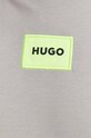 Βαμβακερή μπλούζα HUGO 50458700 μπεζ