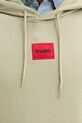 HUGO felpa in cotone 50458700 verde