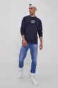 Tommy Jeans Bluza bawełniana DM0DM10910.4890 granatowy