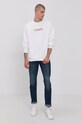 Levi's Bluza bawełniana 38712.0029 biały AW21