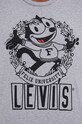 Bavlněné tričko Levi's A1313.0000 šedá