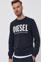 Diesel Bluza bawełniana granatowy