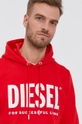 czerwony Diesel Bluza bawełniana