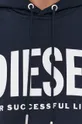 Bavlnená mikina Diesel Pánsky
