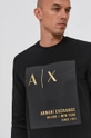 čierna Mikina Armani Exchange