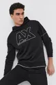 czarny Armani Exchange Bluza 6KZMFF.ZJ5NZ