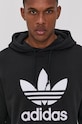 Βαμβακερή μπλούζα adidas Originals μαύρο H06667