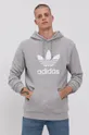 сірий Бавовняна кофта adidas Originals