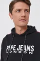 czarny Pepe Jeans Bluza bawełniana