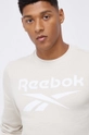 beżowy Reebok Bluza HF9652