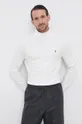 béžová Polo Ralph Lauren - Bavlnené tričko s dlhým rukávom Pánsky